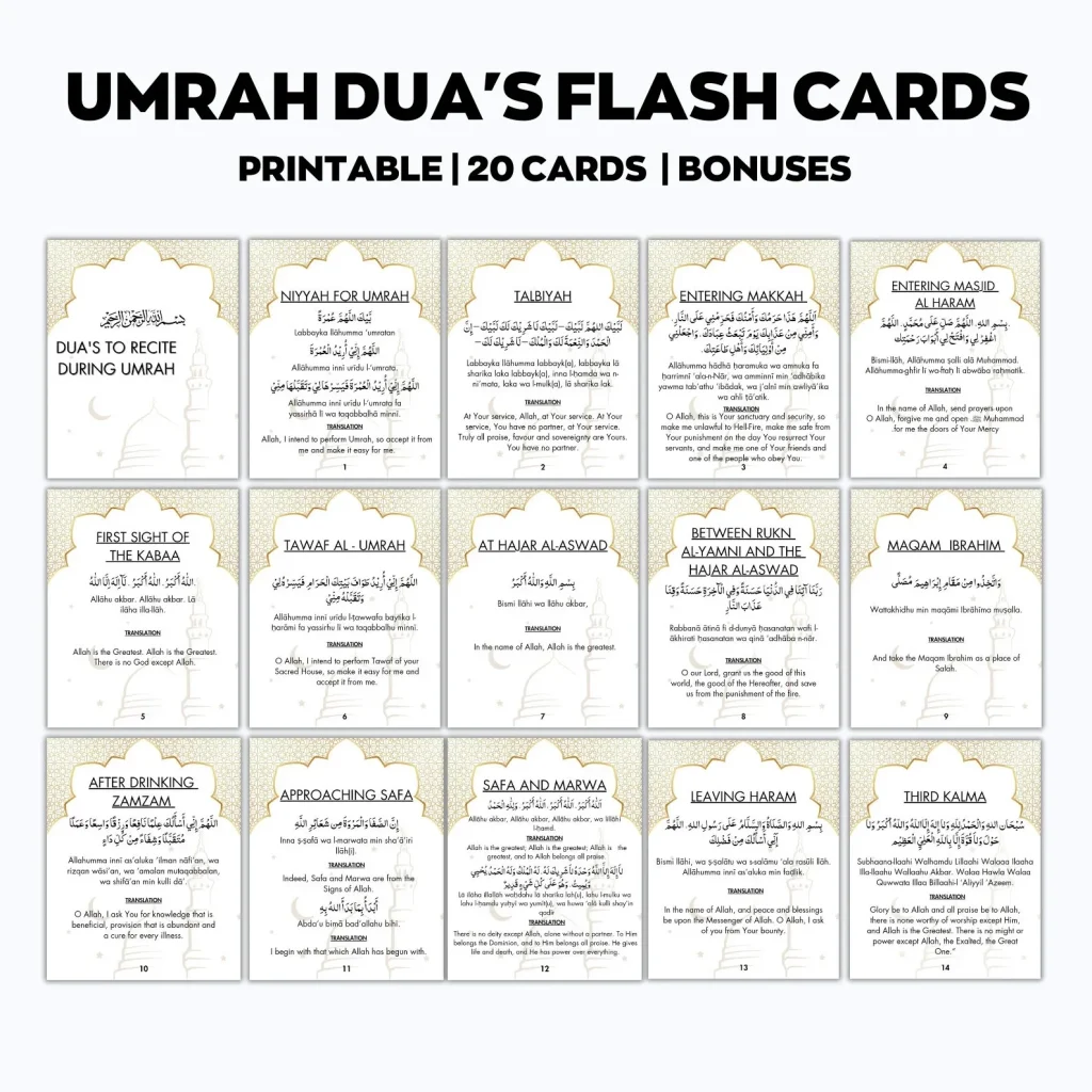 Perform Acceptable Umrah
Umrah Dua